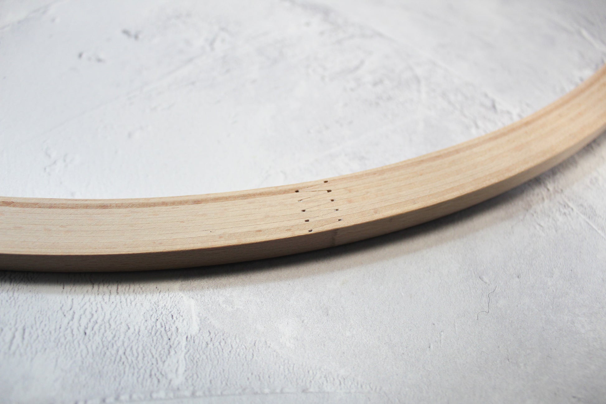 Beautiful beech hula hoop, craft ring, wooden ring, for crochet, macrame or other craft.
